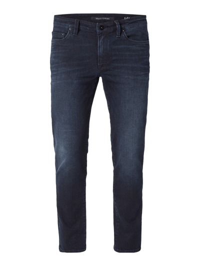 Marc O'Polo Jeansy w dekatyzowanym stylu o kroju slim fit Ciemnoniebieski 2