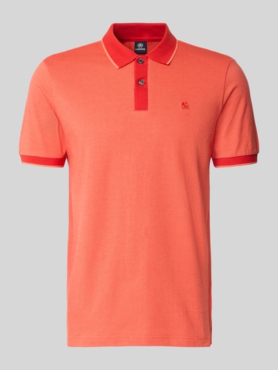 LERROS Regular Fit Poloshirt mit Logo-Stitching Dunkelorange 2