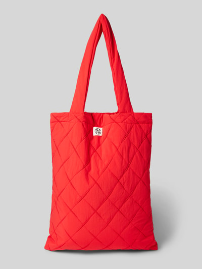 MSCH Copenhagen Tote Bag mit Label-Detail Modell 'SASJA' Rot 2