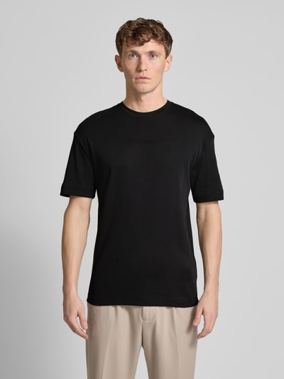 CK Calvin Klein T-Shirt mit Label-Detail Modell 'TECH INTERLOCK' Black 4