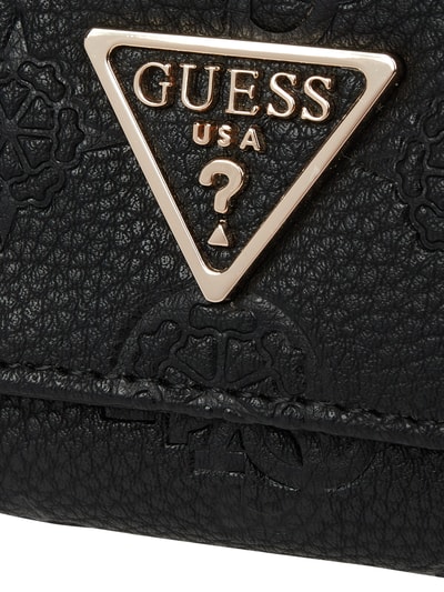 Guess Portemonnaie mit Logo-Muster Modell 'Helaina' Black 2