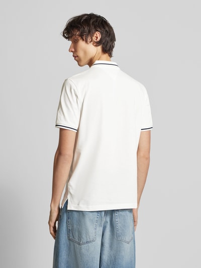 Tommy Jeans Regular Fit Poloshirt mit Logo-Stitching Offwhite 5