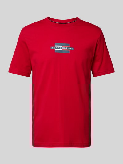 Tommy Hilfiger Regular Fit T-Shirt aus reiner Baumwolle Rot 2