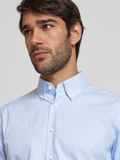 Christian Berg Men Regular Fit Business-Hemd mit Button-Down-Kragen Bleu 3