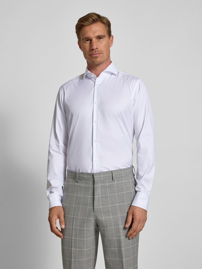 BOSS Regular Fit Businesshemd aus reiner Baumwolle Modell 'JOE' Weiss 4