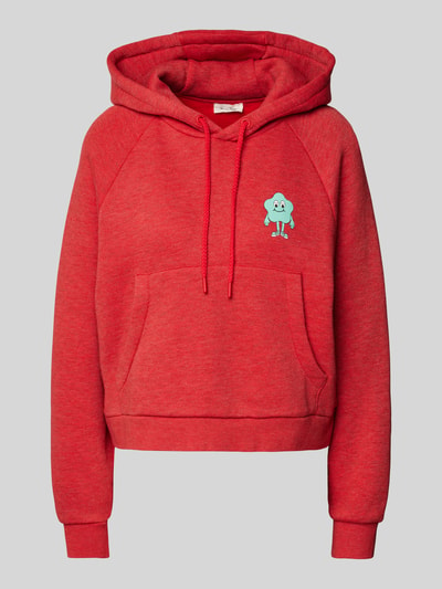 American Vintage Hoodie mit Motiv-Print Modell 'DOVEN' Rot 1