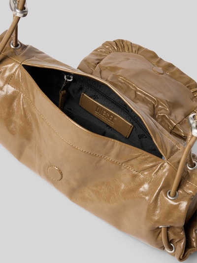 Diesel Shoulder Bag mit Logo-Applikation Mud 4