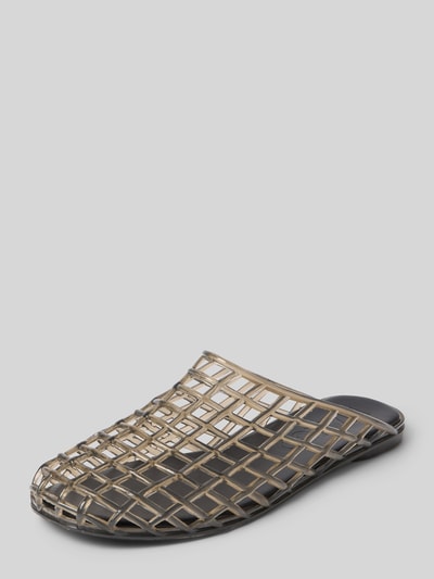 BIANCO Clogs in semitransparant design Zwart - 1