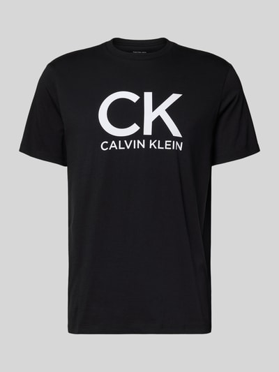 Calvin Klein Jeans T-shirt z nadrukiem z logo Czarny 2