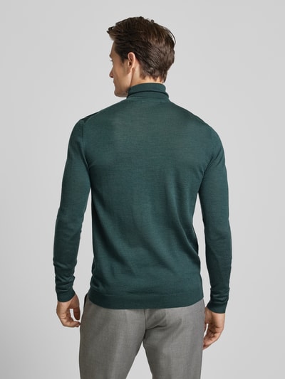 Roy Robson Wollen pullover met col Groen - 5