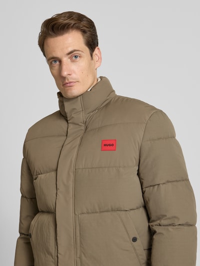 HUGO Regular Fit Steppjacke mit Stehkragen Modell 'BALTO2541' Mittelgrau 3