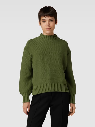 s.Oliver RED LABEL Gebreide pullover met turtleneck Grasgroen - 4