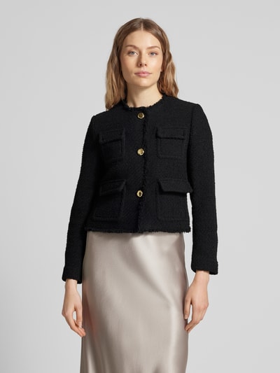 Mango Blazer mit Fransen Modell 'WINTOUR' Black 4