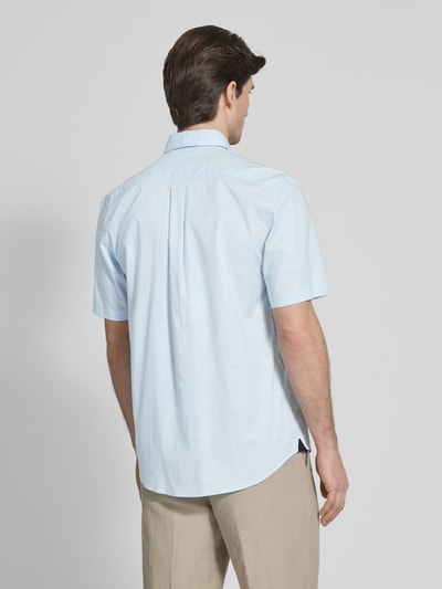 Fynch-Hatton Freizeithemd mit Knopfleiste Hellblau 5