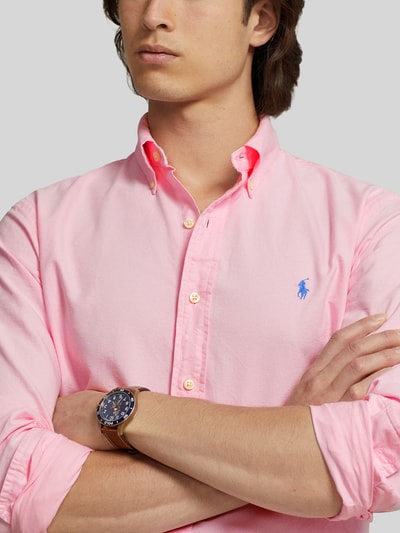 Polo Ralph Lauren Koszula casualowa o kroju regular fit z czystej bawełny Mocnoróżowy 3