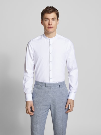 OLYMP Level Five Slim Fit Businesshemd aus Baumwoll-Mix Weiss 4