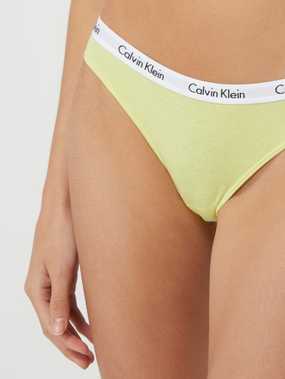 Calvin Klein Underwear Slip mit Stretch-Anteil im 3er-Pack Neon Gelb 6