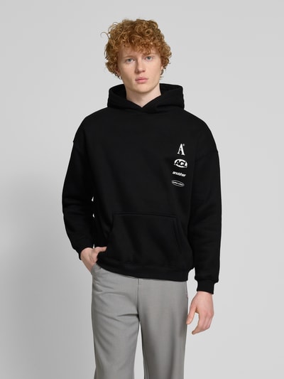 ANOTHER COTTON LAB Oversized hoodie met capuchon Zwart - 4