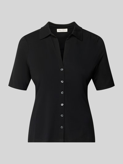 Marc O'Polo Regular Fit 3/4-Shirt aus Viskose-Mix Black 2