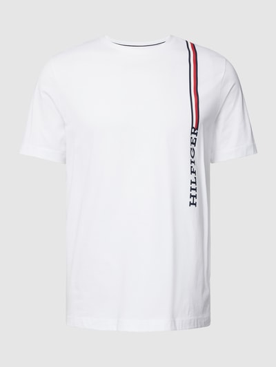 Tommy Hilfiger T-Shirt mit Label-Details Weiss 2