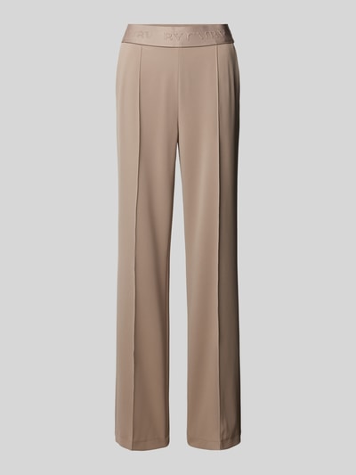 Cambio Stoffen broek met elastische band, model 'AVA' Beige - 2