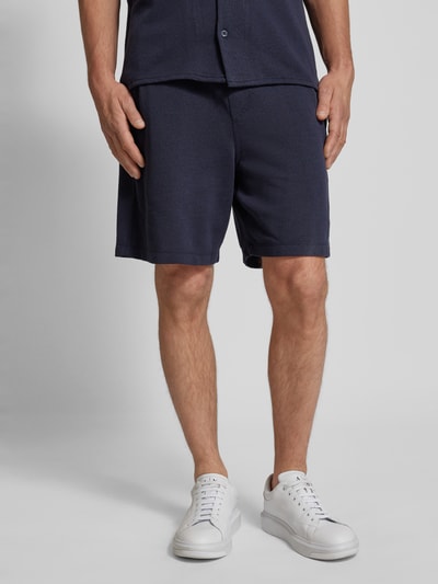 GABBA Regular Fit Shorts mit Streifenmuster Modell 'Fede Win' Marine 4