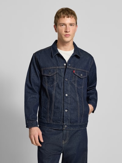 Levi's® Relaxed Fit Jeansjacke aus reiner Baumwolle Dunkelblau 4