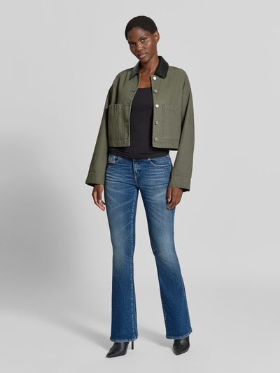 Diesel Flared Fit Skinny Jeans aus Baumwoll-Mix Jeansblau 1