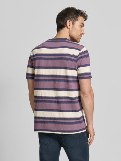 PME Legend T-Shirt mit Rundhalsausschnitt und Label-Stitching Flieder 5