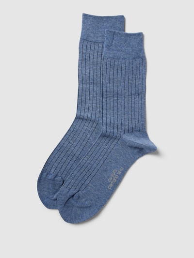 camano Socken mit Stretch-Anteil im 2er-Pack Blau 1