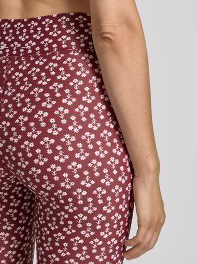 The Upside Super Skinny Fit Leggings mit breitem Bund Bordeaux 2