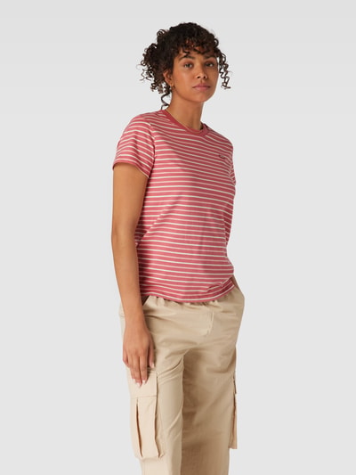 Levi's® T-Shirt mit Label-Patch Modell 'PERFECT TEE' Rot 4