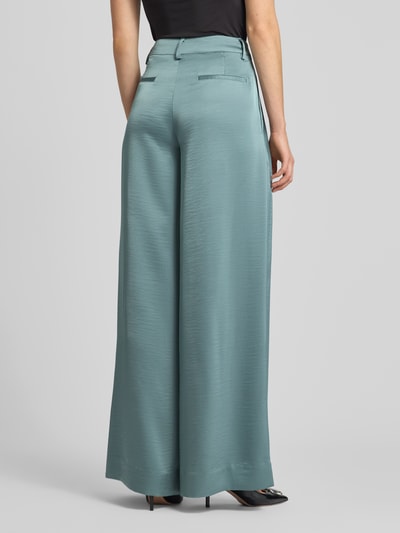 Essentiel Antwerp Wijde broek met bandplooien, model 'IXIE' Petrol - 5