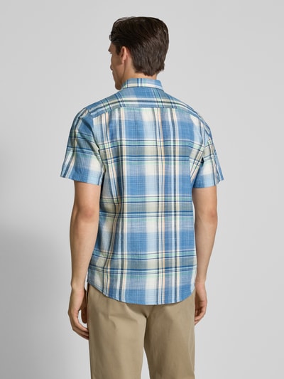 Lerros Straight Fit Freizeithemd mit Kentkragen Petrol 5