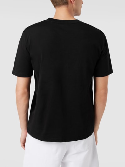 Marc O'Polo T-shirt met labelprint Zwart - 5