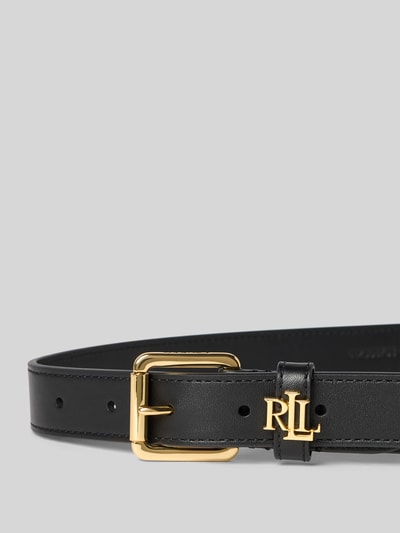 Lauren Ralph Lauren Gürtel aus Rindsleder mit Label-Applikation Black 2