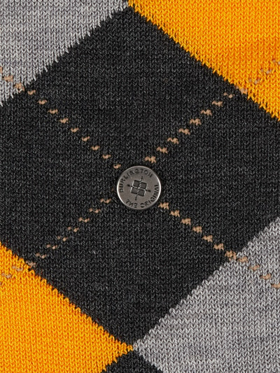 Burlington Socken mit Label-Detail Anthrazit 2