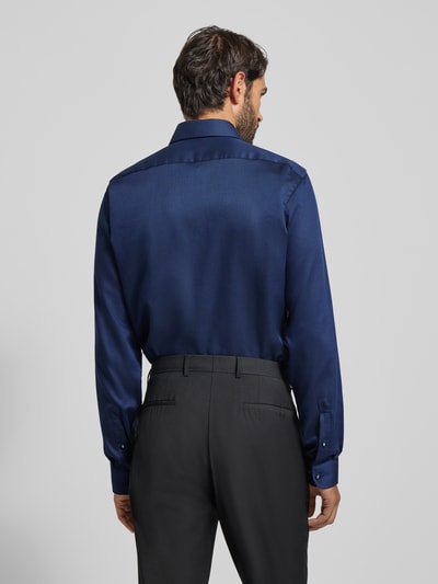 Christian Berg Men Regular Fit Businesshemd mit extra langem Arm Marine 5