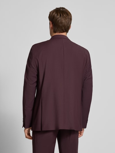 Pierre Cardin 2-knoops colbert met reverskraag Bordeaux - 5