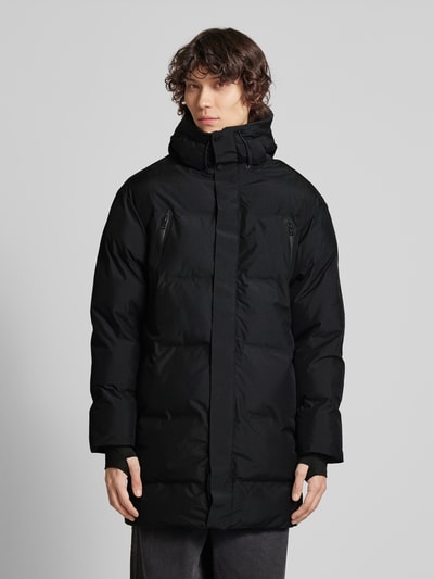 Jack & Jones Steppmantel mit Kapuze Modell 'ALPHA' Black 4