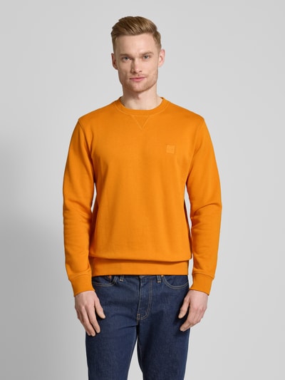 BOSS Orange Sweatshirt mit Label-Detail Modell 'Westart' Orange 4