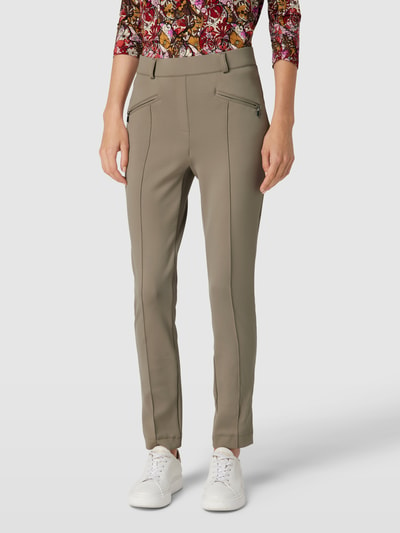 Raphaela By Brax Super slim fit broek, model 'LILLYTH CHIC' Taupe - 4