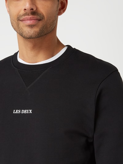 Les Deux T-Shirt aus Baumwolle Modell 'Kendrick'  Schwarz 3