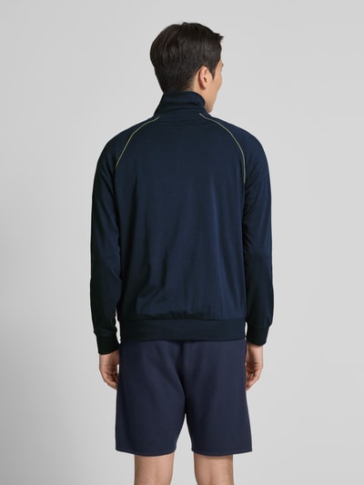 BOSS Sweatjacke mit Label-Stitching Modell 'Mix&Match' Marine 5