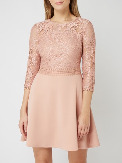 DOROTHY PERKINS Jurk met gebloemd kant  Rosé - 4