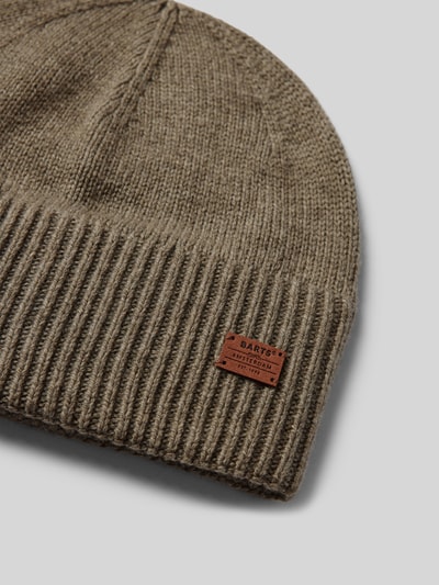 Barts Beanie mit Label-Applikation Modell 'LACKE' Oliv 2