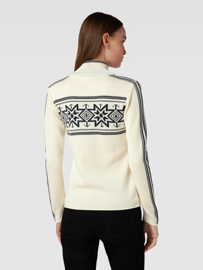 Dale of Norway Gebreide pullover met opstaande kraag Offwhite - 5