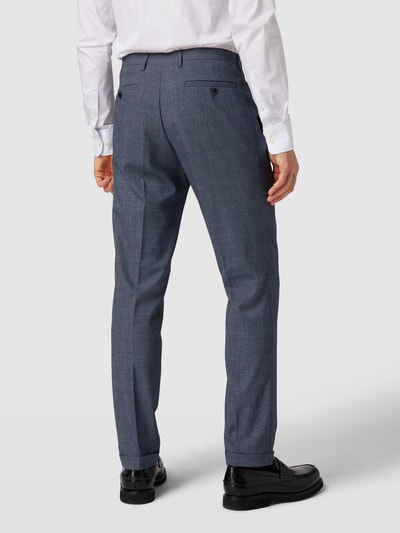 MCNEAL Spodnie do garnituru ze wzorem w kratę glencheck model ‘Steve’ Niebieski 5