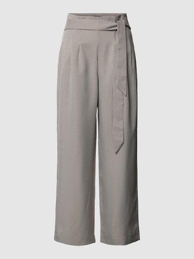 zero Stoffhose mit Bindegürtel Black 2