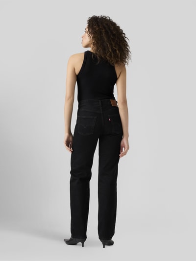 Levi's® 300 relaxed fit jeans van puur katoen in 5-pocketmodel Zwart - 5